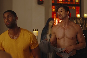 Drew Tarver And Other Nude Bulge in The Other Two
