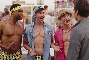 Drew Tarver And Other Nude Bulge in The Other Two