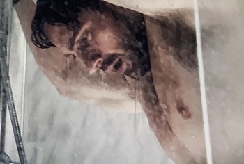 Aaron Taylor-Johnson nude shower scene in Fuze
