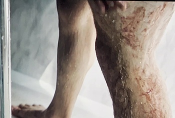 Aaron Taylor-Johnson nude shower scene in Fuze