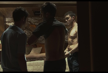 Julian Morris frontal nude in Donkey Punch