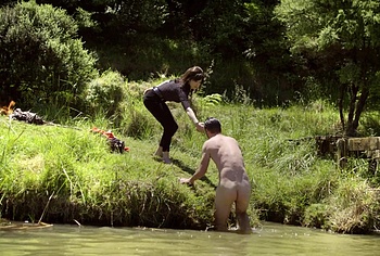 David de Lautour nude scenes in Westside