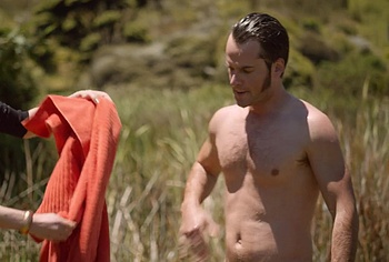 David de Lautour nude scenes in Westside