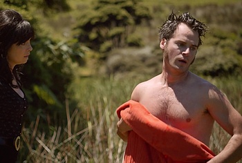David de Lautour nude scenes in Westside