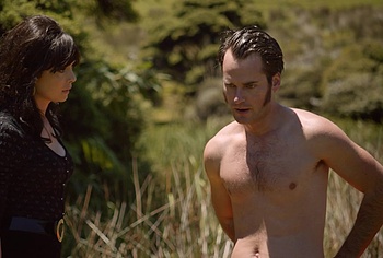 David de Lautour nude scenes in Westside