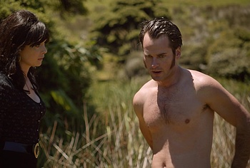David de Lautour nude scenes in Westside