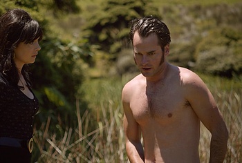 David de Lautour nude scenes in Westside