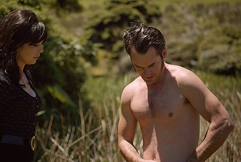David de Lautour nude scenes in Westside