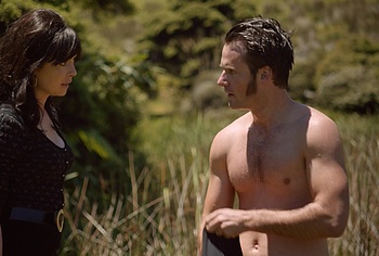 David de Lautour nude scenes in Westside