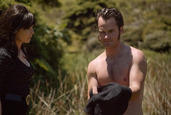 David de Lautour nude scenes in Westside