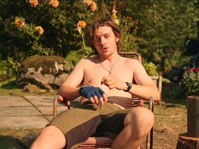 Nick Robinson nude torso
