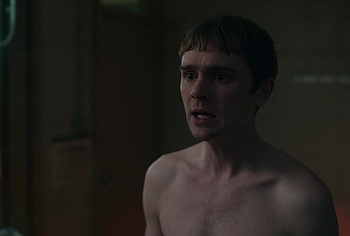 Bilal Hasna and Mitchell Robertson gay scenes in Half Man