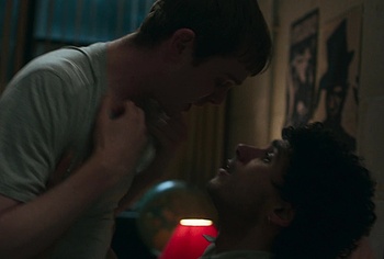 Bilal Hasna and Mitchell Robertson gay scenes in Half Man