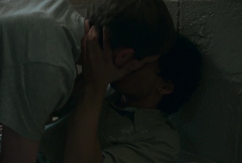 Bilal Hasna and Mitchell Robertson gay scenes in Half Man