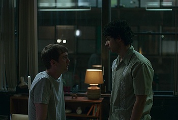 Bilal Hasna and Mitchell Robertson gay scenes in Half Man