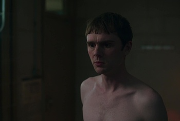 Bilal Hasna and Mitchell Robertson gay scenes in Half Man
