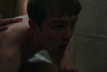 Bilal Hasna and Mitchell Robertson gay scenes in Half Man