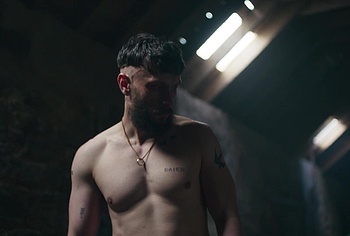 Richard Gadd shirtless in Half Man 2026