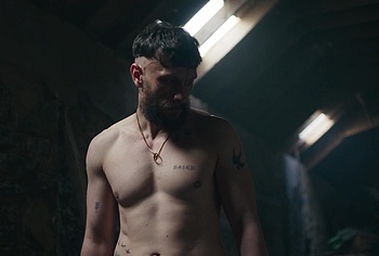 Richard Gadd shirtless in Half Man 2026