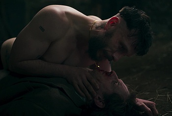 Richard Gadd shirtless in Half Man 2026