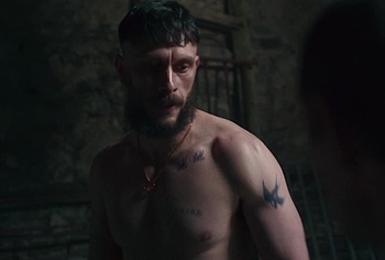 Richard Gadd shirtless in Half Man 2026