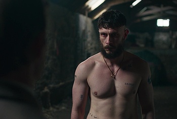 Richard Gadd shirtless in Half Man 2026