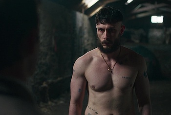 Richard Gadd shirtless in Half Man 2026