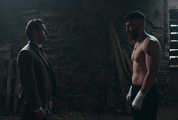 Richard Gadd shirtless in Half Man 2026