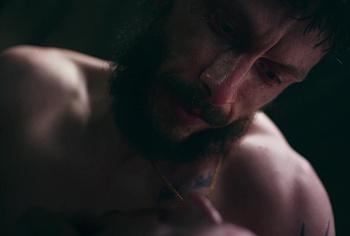Richard Gadd shirtless in Half Man 2026