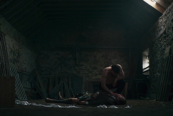 Richard Gadd shirtless in Half Man 2026