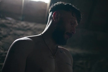 Richard Gadd shirtless in Half Man 2026