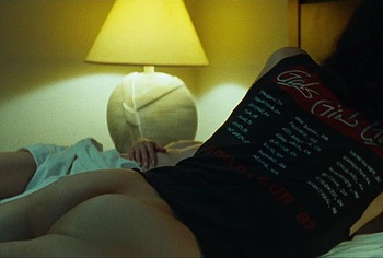 Douglas Booth nude ass in The Dirt