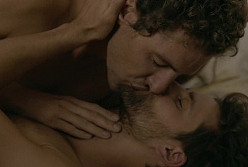 Emilio Edwards and Francisco Celhay Nude Gay Sex in In The Grayscale