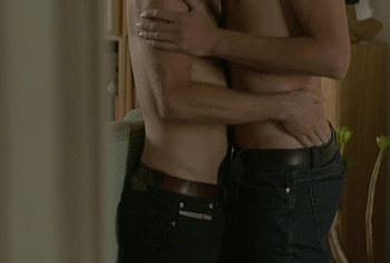 Emilio Edwards and Francisco Celhay Nude Gay Sex in In The Grayscale