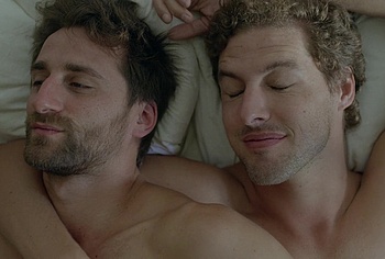 Emilio Edwards and Francisco Celhay Nude Gay Sex in In The Grayscale