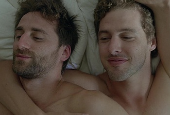 Emilio Edwards and Francisco Celhay Nude Gay Sex in In The Grayscale