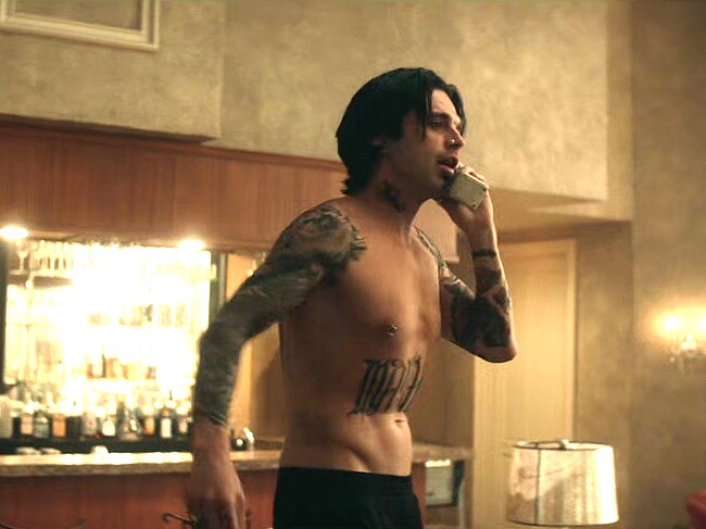 Sebastian Stan nude torso