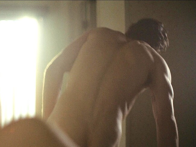 Lewis Pullman nude bum