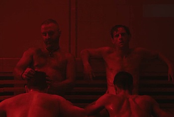Jamie Bell and Tom Andrews Nude Blowjob Gay Scene in Half Man