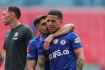 Enzo Fernandez Cock Bulge And Shaved Pubis Pics