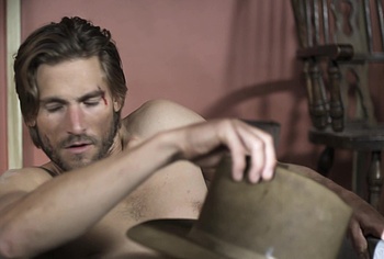 Andrew W Walker Nude Bath Scenes in The Gundown
