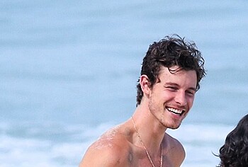 Shawn Mendes Caught Shirtless and Scratching Ones Ass On A Beach