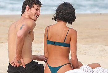 Shawn Mendes Caught Shirtless and Scratching Ones Ass On A Beach