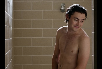 Spencer MacPherson Nude Shower Scenes in School Spirits
