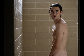 Spencer MacPherson Nude Shower Scenes in School Spirits