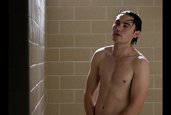 Spencer MacPherson Nude Shower Scenes in School Spirits