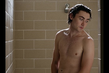 Spencer MacPherson Nude Shower Scenes in School Spirits