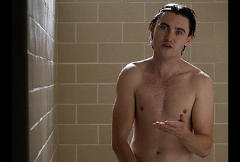 Spencer MacPherson Nude Shower Scenes in School Spirits