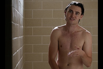 Spencer MacPherson Nude Shower Scenes in School Spirits