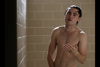 Spencer MacPherson Nude Shower Scenes in School Spirits